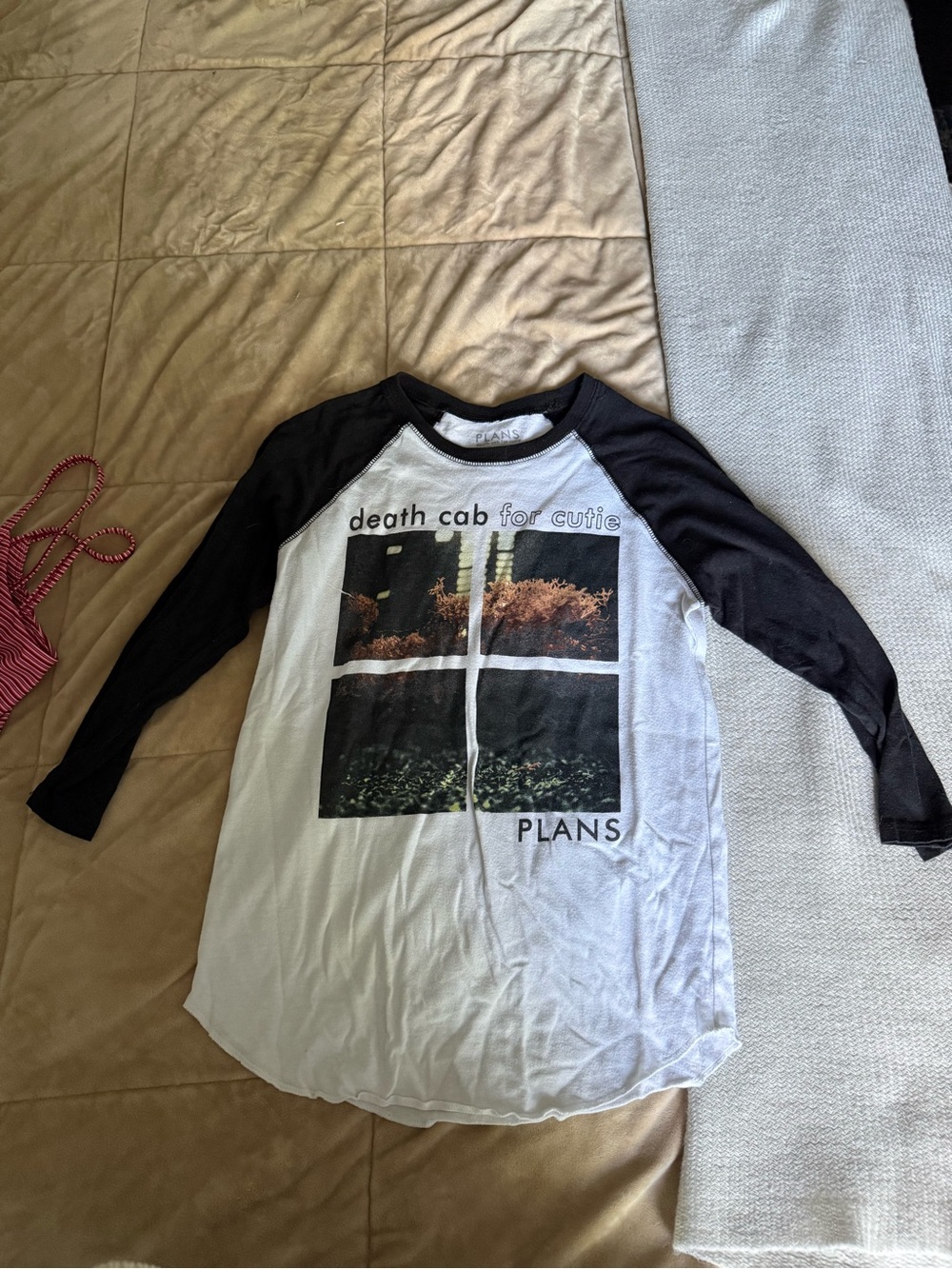 Death Cab for Cutie baseball tee